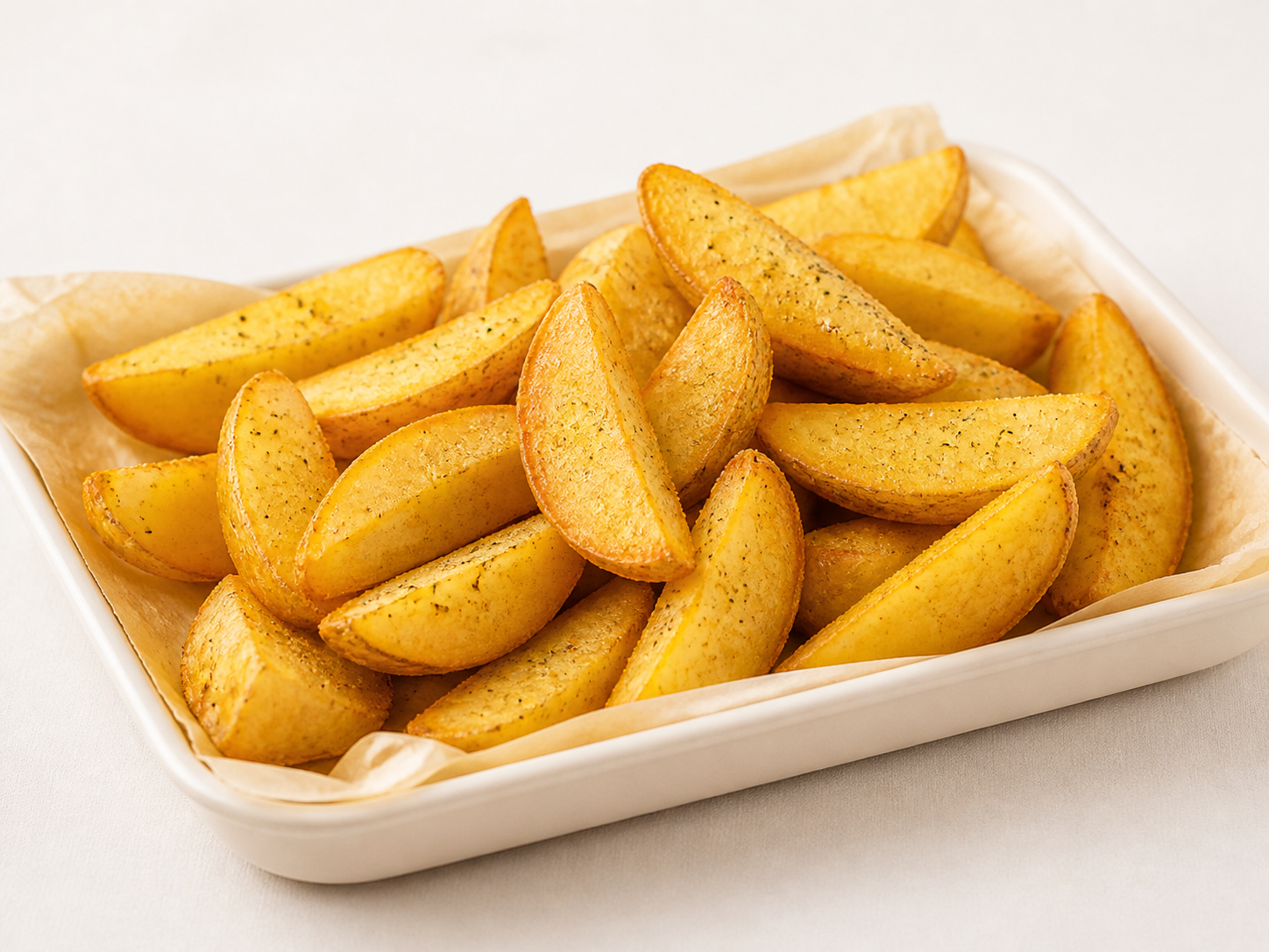 Frozen potato wedges